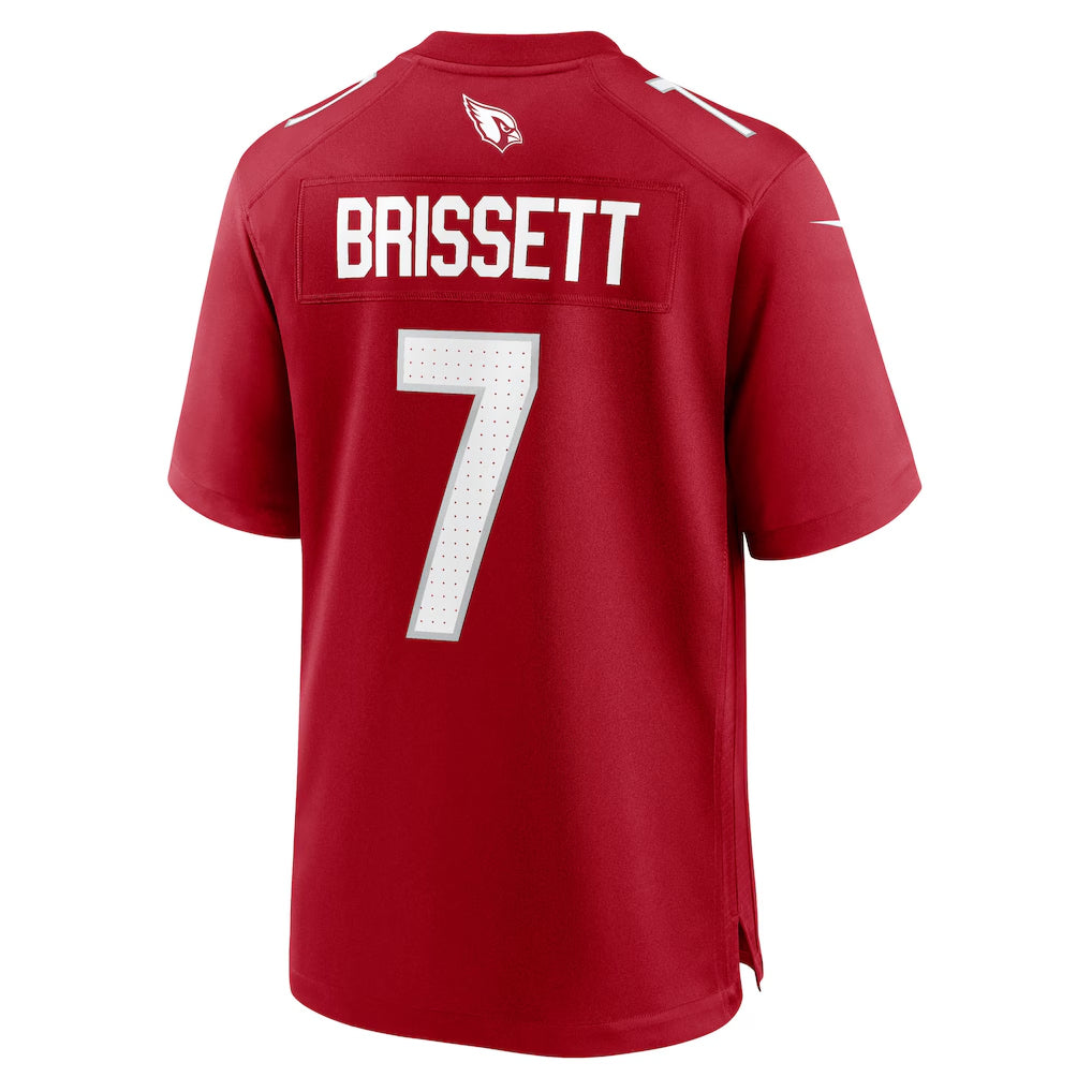 A.Cardinals #7 Jacoby Brissett Player Cardinal Home Game Football Jerseys