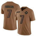 A.Falcons #7 Bijan Robinson Player Brown Salute To Service Limited Football Jerseys
