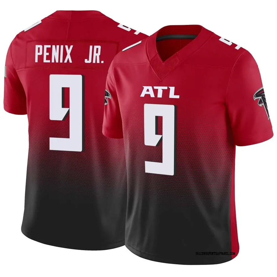 A.Falcons #9 Michael Penix Jr. Player Red Vapor F.U.S.E. Limited Football Jerseys
