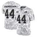 B.Bills #44 Joe Andreessen Player Arctic Camo Salute to Service Limited Football Jerseys
