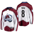 C.Avalanche #8 Cale Makar Player Fanatics Away White Breakaway Hockey Jerseys