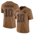 C.Panthers #10 Ryan Fitzgerald Player Brown Salute To Service Limited Football Jerseys