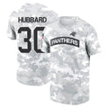 C.Panthers #30 Chuba Hubbard Player Salute to Service Hoodies & T-Shirts Football Jerseys