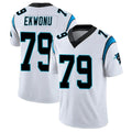 C.Panthers #79 Ikem Ekwonu Player White Vapor Limited Football Jerseys