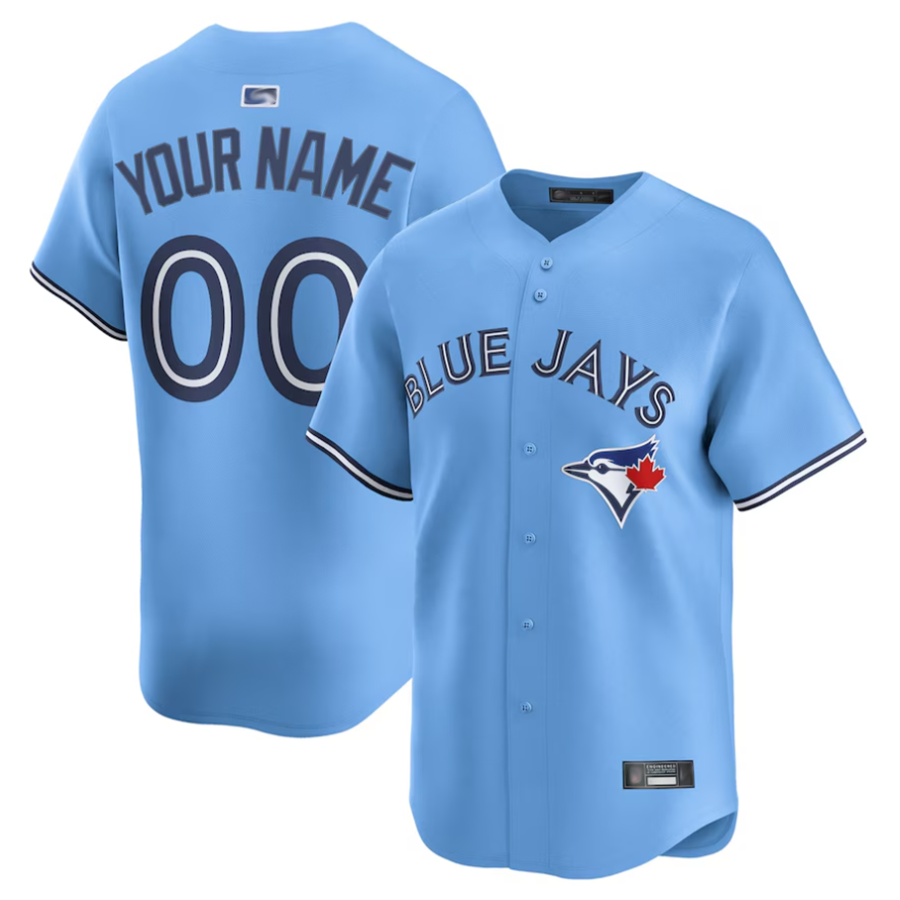 Custom T.Blue Jays Light Blue Limited Baseball Jerseys