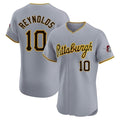 P.Pirates #10 Bryan Reynolds Player Gray Limited Elite Baseball Jerseys