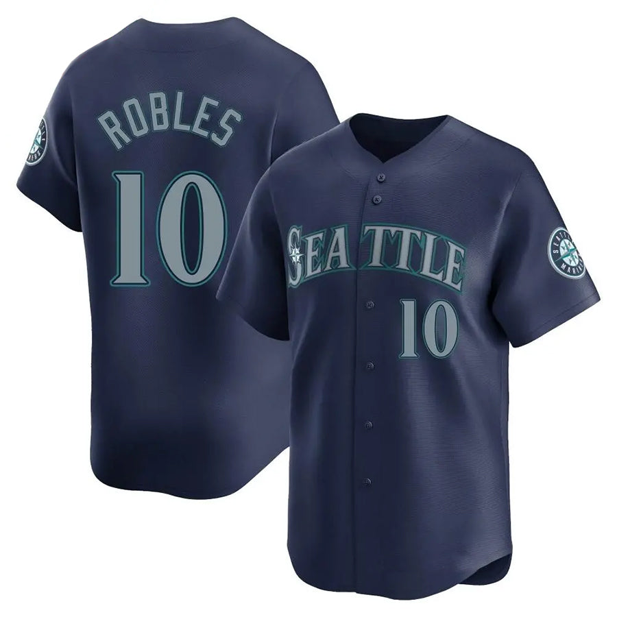S.Mariners #10 Victor Robles Player Navy Limited Home Baseball Jerseys