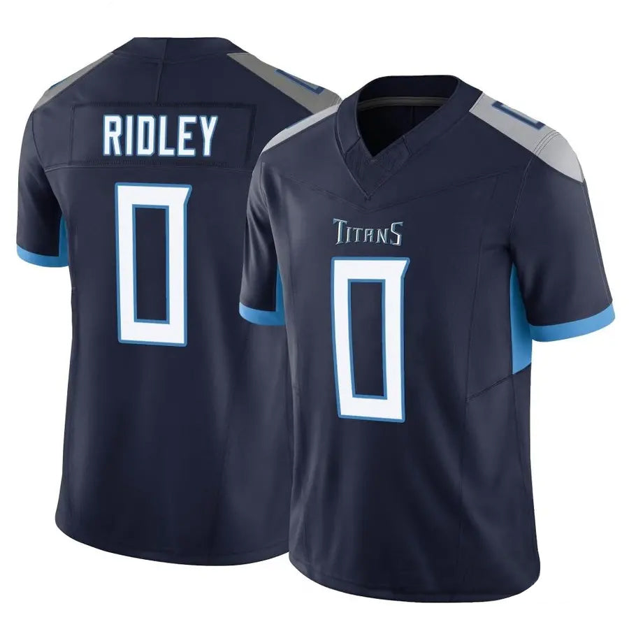 T.Titans #0 Calvin Ridley Player Navy Vapor F.U.S.E. Limited Football Jerseys