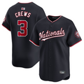 W.Nationals #3 Dylan Crews Player Navy Limited Baseball Jerseys